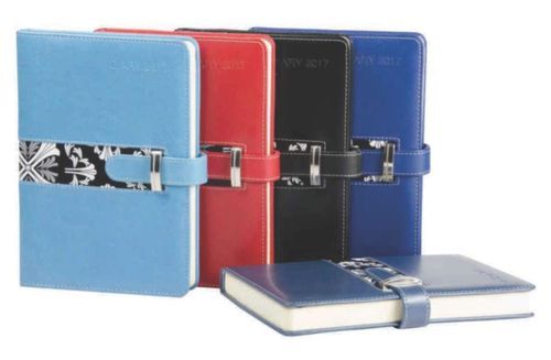 A5 6-Ring Binder Notebook Faux Leather Office Writing Journal Diary Planner  Blue Faux Leather, Paper, Metal - Walmart.com